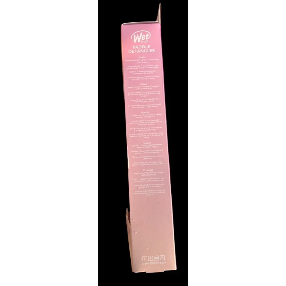 Wet Paddle Detangler Treasured Waters Pastel Waves Extra Large Hairbrush